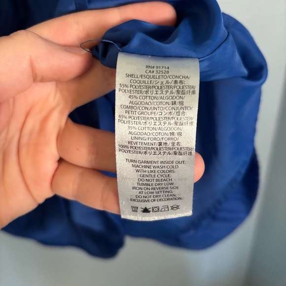 Armani Exchange Cobalt Blue Sleeveless Mini A Line Dress Sz 2‎ Party Cocktail - Picture 11 of 11